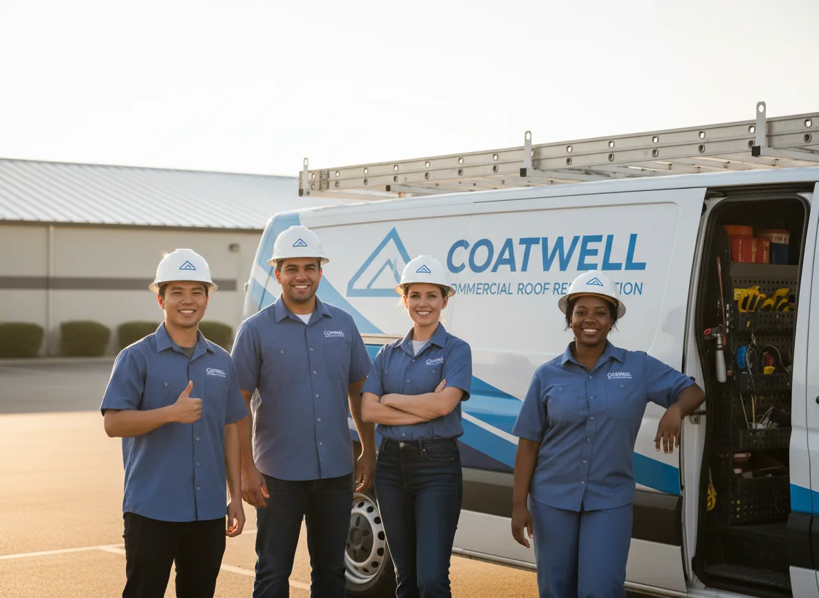 Commercial roof coating company in Montour, IA